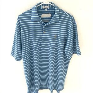 Peter Millar The Players TPC Sawgrass Striped Performance Polo, Size: Large